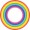 arcobaleno (33 etichette quadrate)